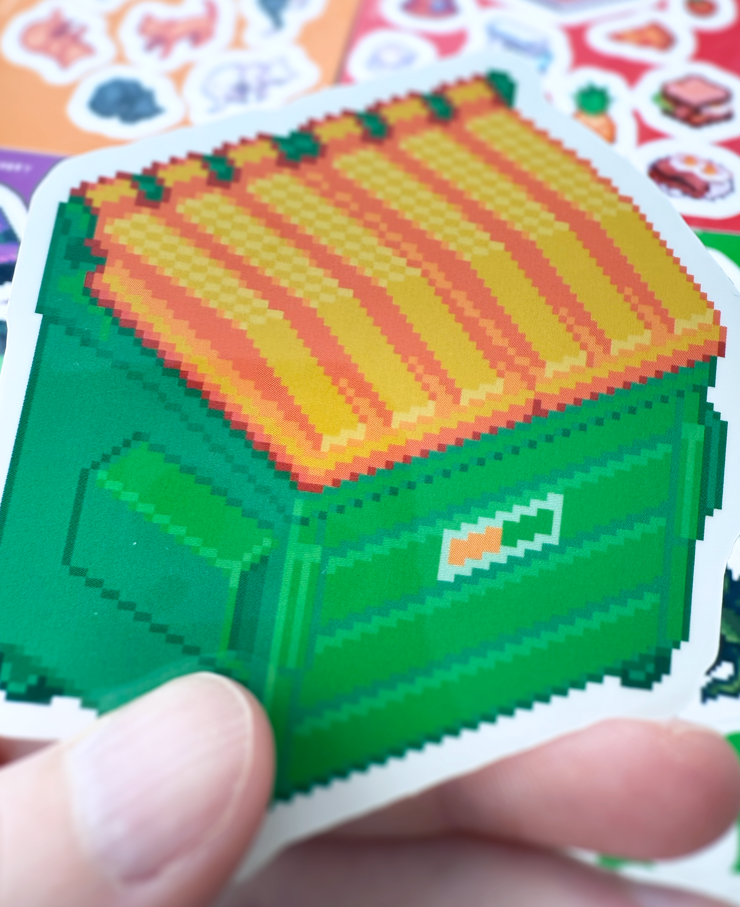 Dumpster pixel art sticker