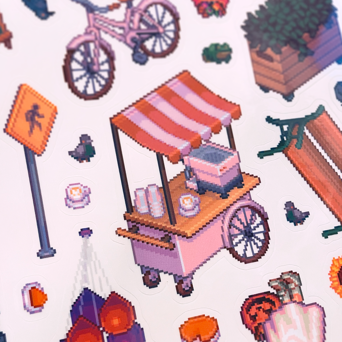 Autumn town Stickersheet - Decorate it yourself!