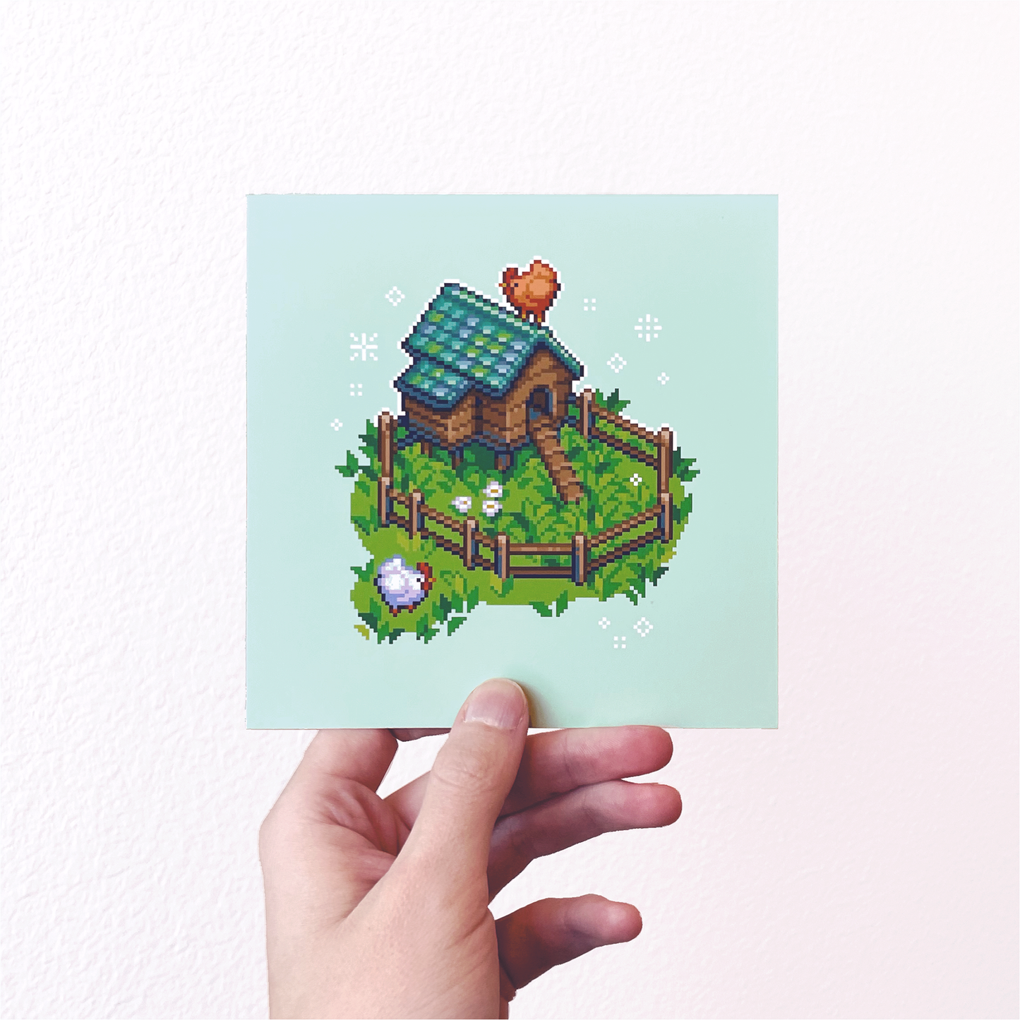 Chicken coop print