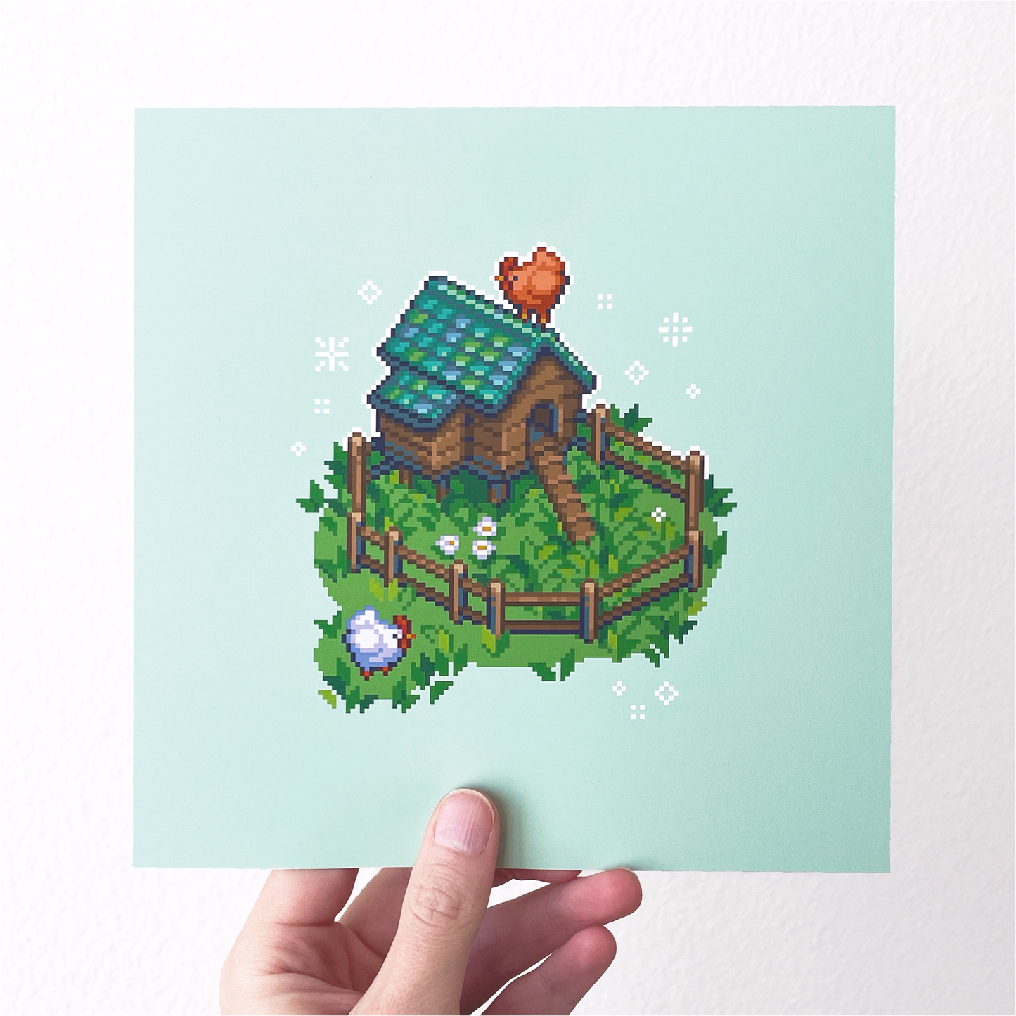 Chicken coop print